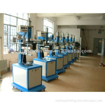 pneumatic flat and cylinder hot stamping machine